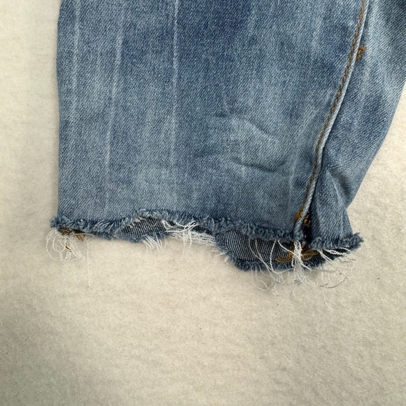 V 1969 Italia Skinny Cropped Jeans Womens Size 26/2 Light Medium Blue Mid Rise - Picture 13 of 14